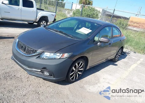 2015 Honda Civic Ex-L из США, поврежденный, VIN 2HGFB2F98FH519731